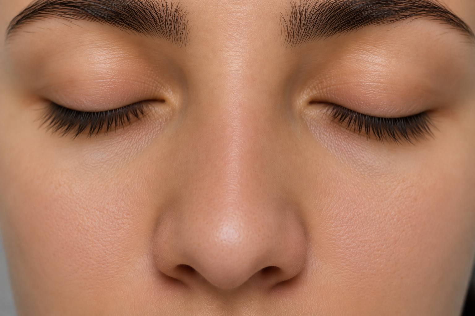 Estado anterior de una cicatriz posterior a rinoplastia